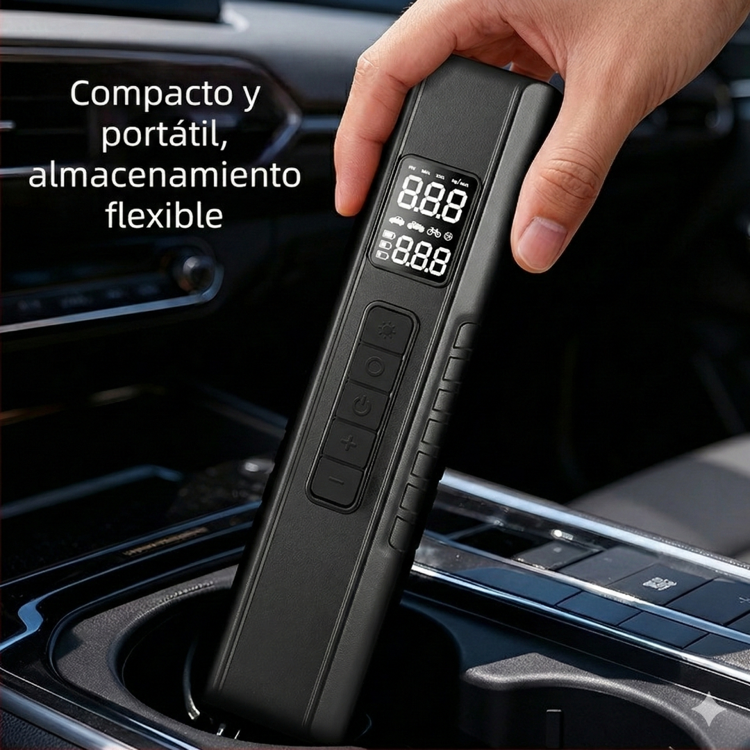 Compresor Portátil Smart-Stop: inflado preciso y automático