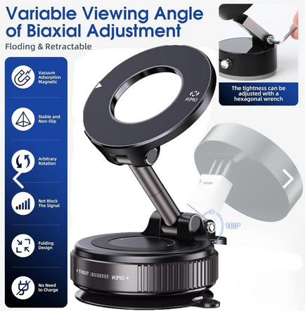 Soporte Magnético 360° que Cambia tu Manejo