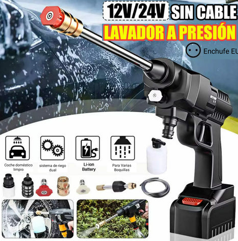 Hidrolavadora Portatil Con Bateria